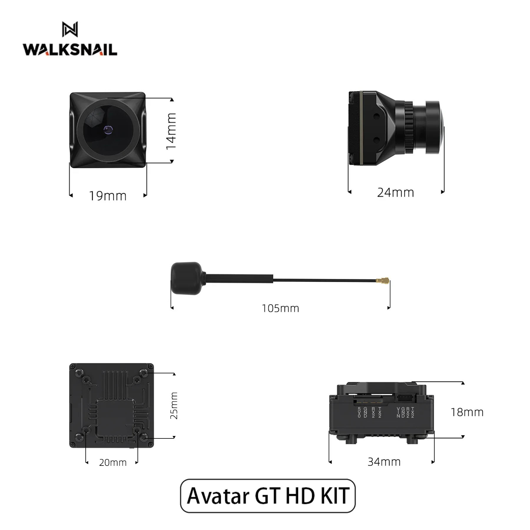 Walksnail Avatar GT HD KIT 2W  – Fpv Drone Antenna recenzja i cena