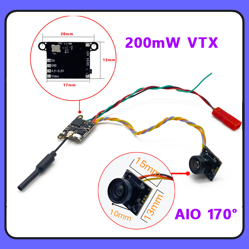SLONWAKE 5.8G 1200TVL Kamera F – Fpv Drone Vtx recenzja i cena