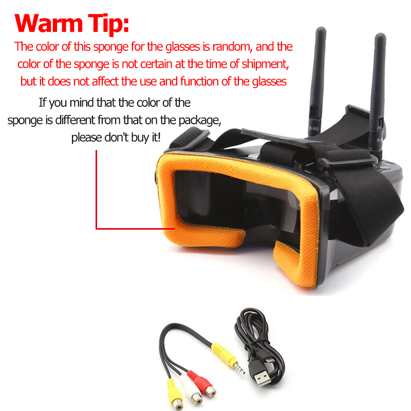 Okulary wideo VR009 FPV z 3-ca – Fpv Drone Antenna recenzja i cena